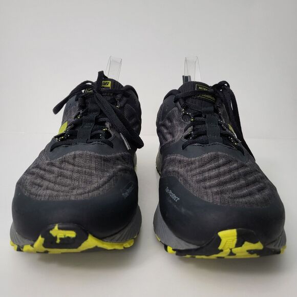 NEW BALANCE Nitrel V3 Trail Shoes Mens 12 Black Yellow MTNTRCS3 Hiking Outdoors - Picture 3 of 14